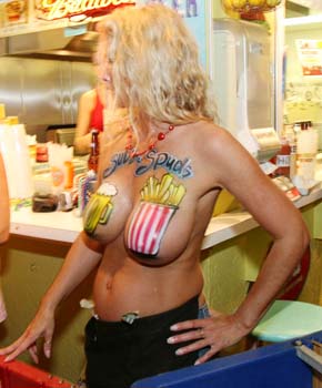 Body Painting 2007 photo - Duval Street, Key West